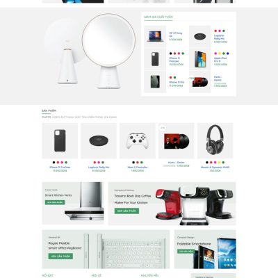 Theme wordpress bán điện máy ,công nghệ 4