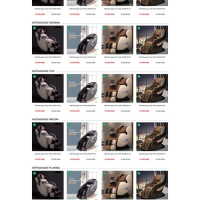 Theme wordpress bán ghế massage 3