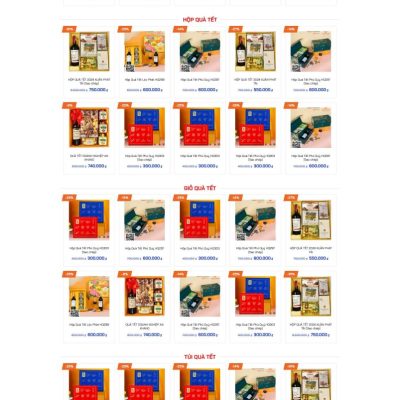 Theme Wordpress bán quà tết