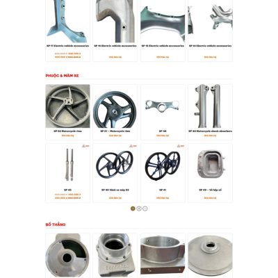 Theme wordpress bán phụ tùng xe máy