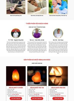 Theme wordpress bán đá muối