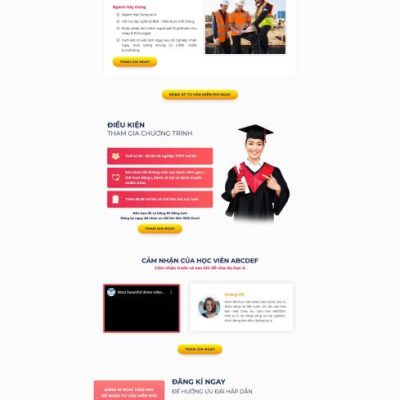 Theme wordpress dịch vụ du học