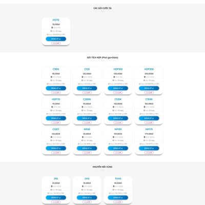 Theme wordpress bán gói cước mobile