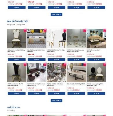 Theme wordpress nội thất bàn ghế văn phòng