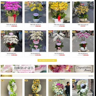 Theme wordpress shop hoa tươi 1