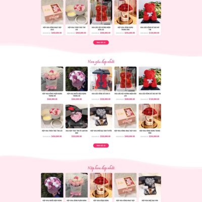 Theme wordpress shop hoa tươi 03