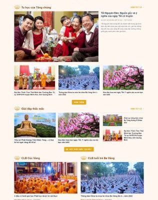 Theme wordpress chùa