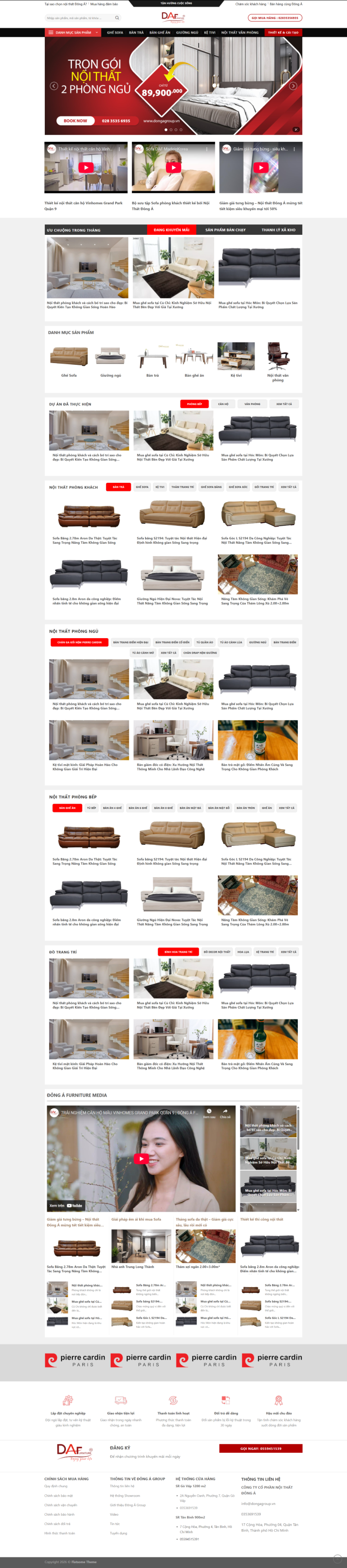 Theme wordpress buôn bán nội thất chuyên nghiệp