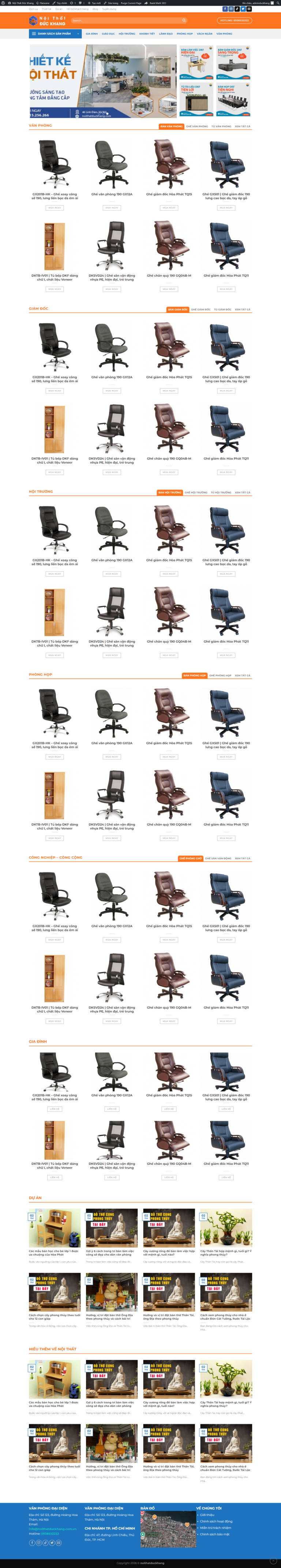 Theme wordpress công ty nội thất